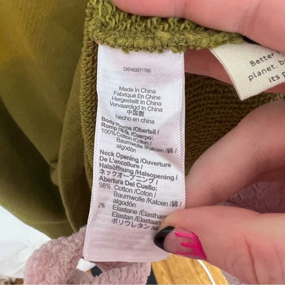 Madewell MWL Airyterry Sweatshirt Tee Dress, size Small - Picture 6 of 7